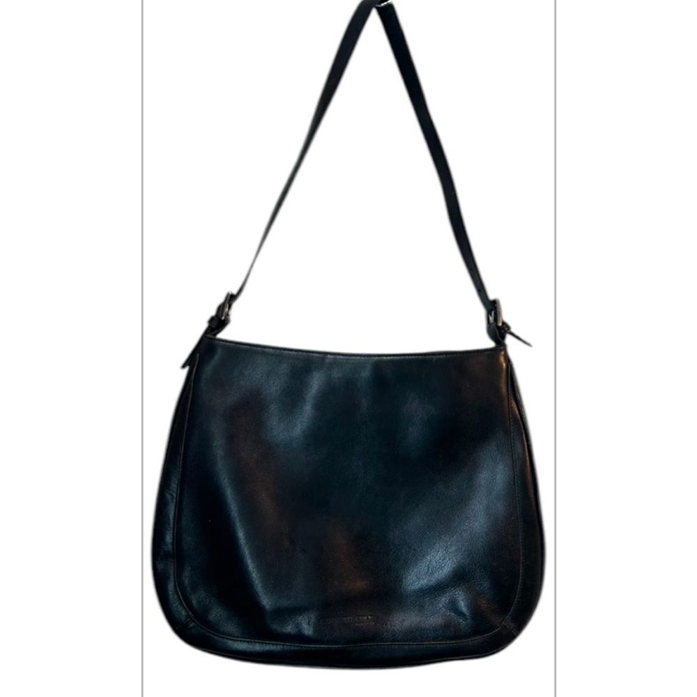 KENNETH COLE REACTION womans handbag black silver leather modern gothcore y2k - Picture 15 of 15